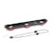 Truck-Lite Incandescent, Identification Bar, Round, Red, 3 Lights, 6in. Centers, Black, 12V, Kit 10744R - alternate 2